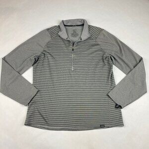 Patagonia Men's Pullover Quarterzip Size Large - Capilene 3 Midweight - Striped